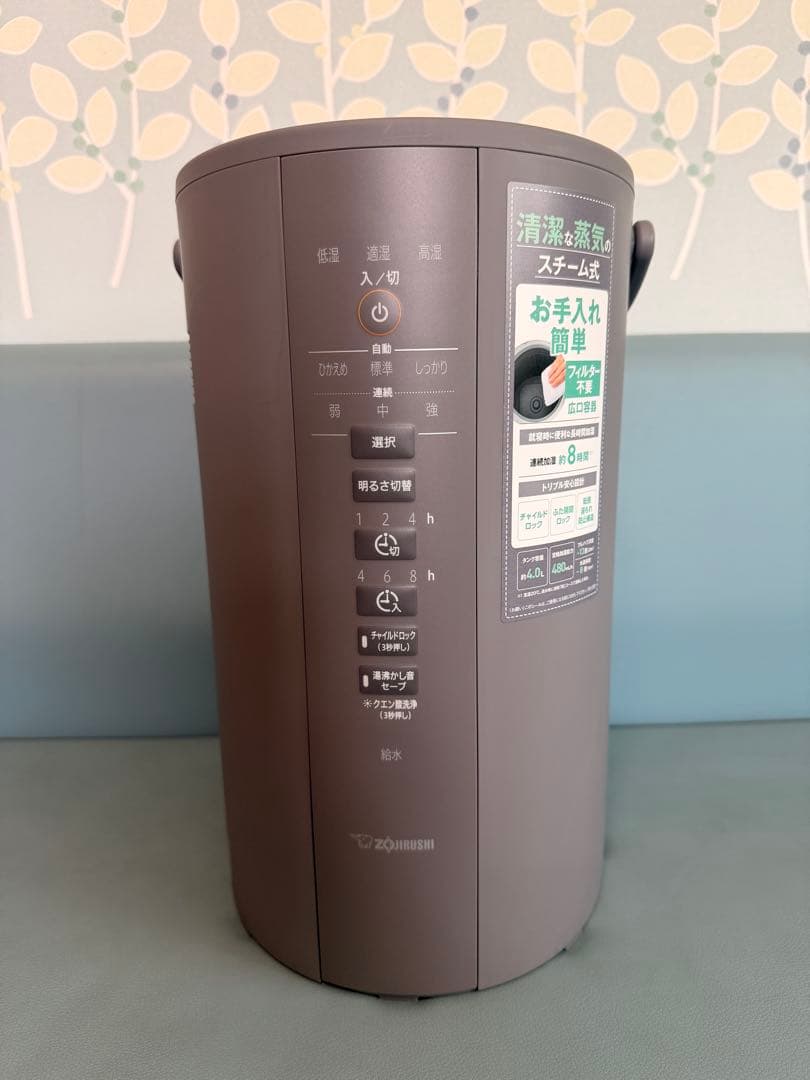 ぶ*ん様 [美品]象印 ZOJIRUSHI スチーム式加湿器 EE-DD50-H