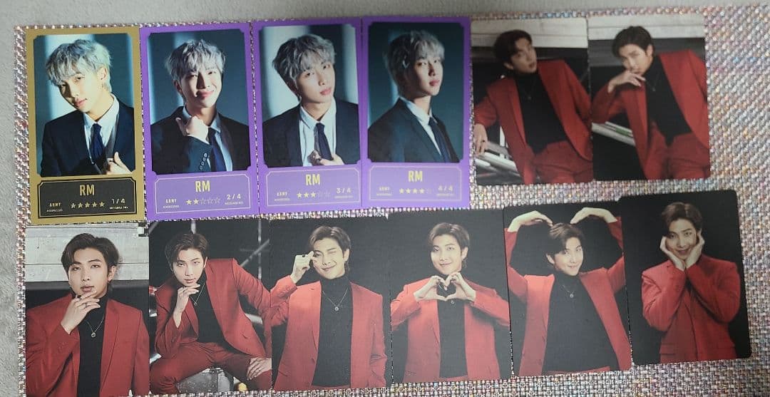 BTS RM ナムジュン トレカ ミニフォトカード プレミアムフォト セット