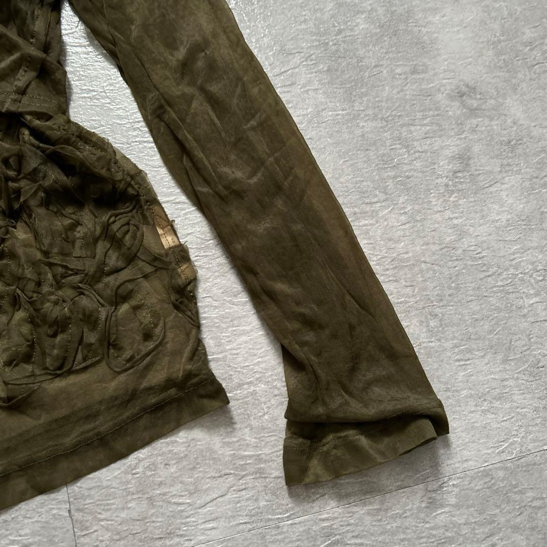 コムデギャルソン コムコムvintageパワーネットトップスカットソー希少