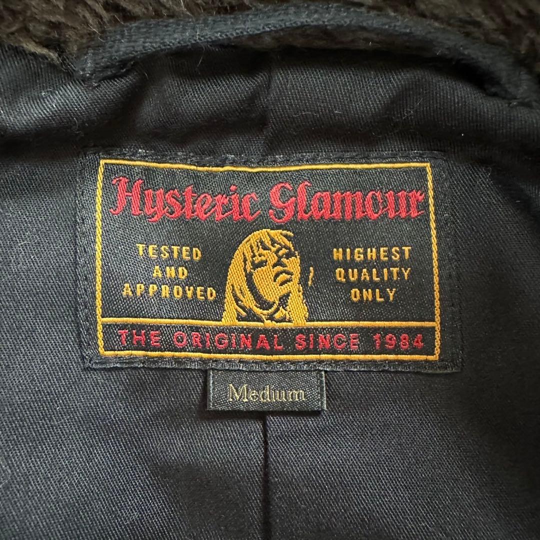 【美品】HYSTERIC GLAMOUR ラクーンファーコート M 黒