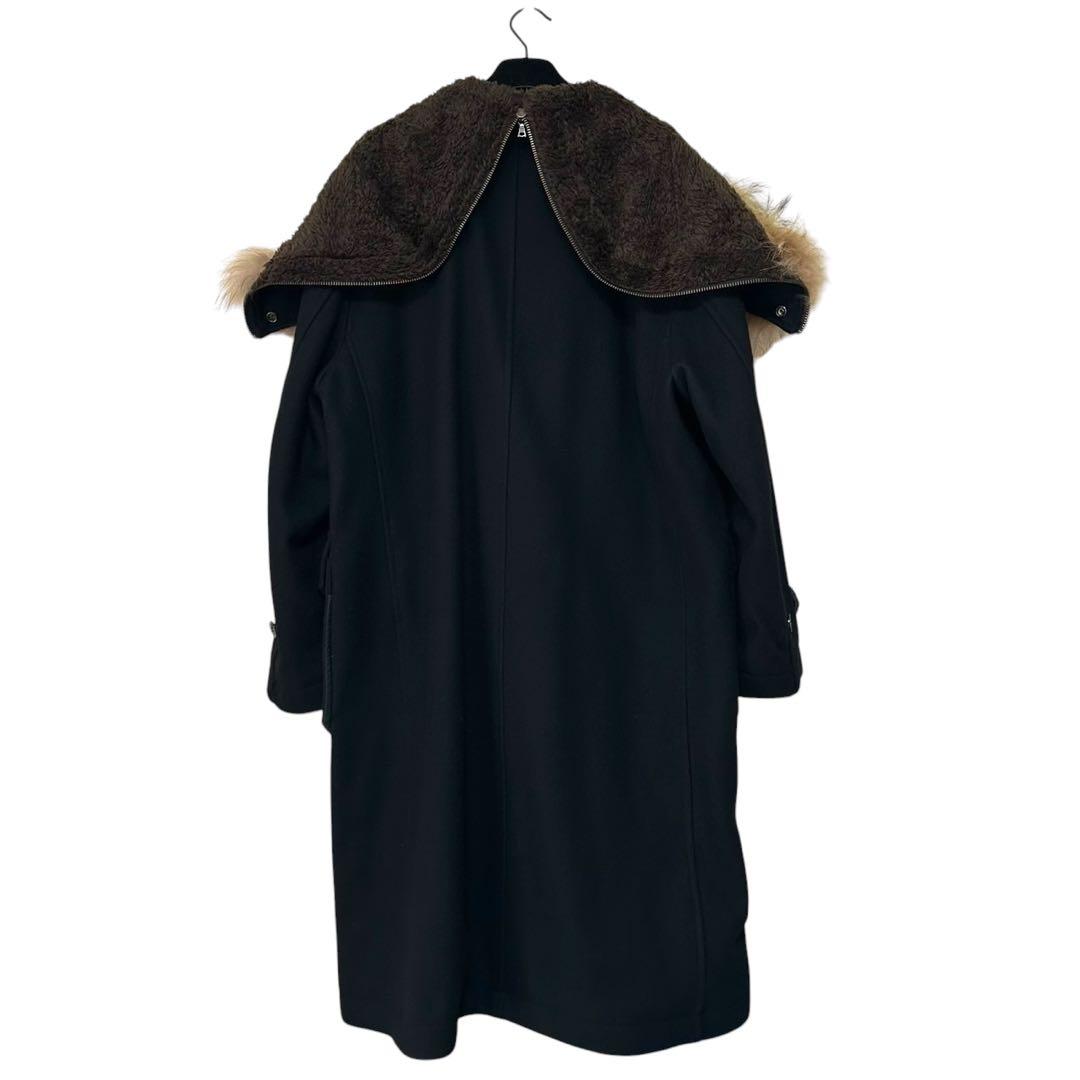 【美品】HYSTERIC GLAMOUR ラクーンファーコート M 黒