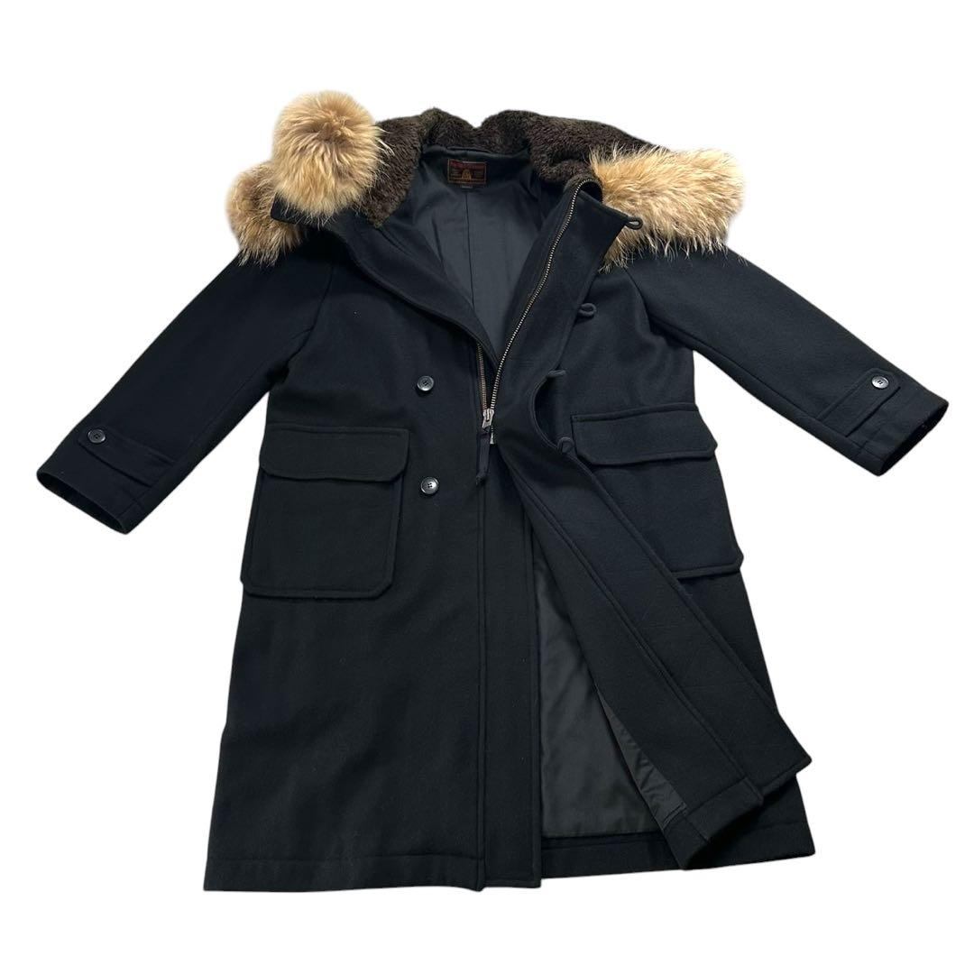 【美品】HYSTERIC GLAMOUR ラクーンファーコート M 黒