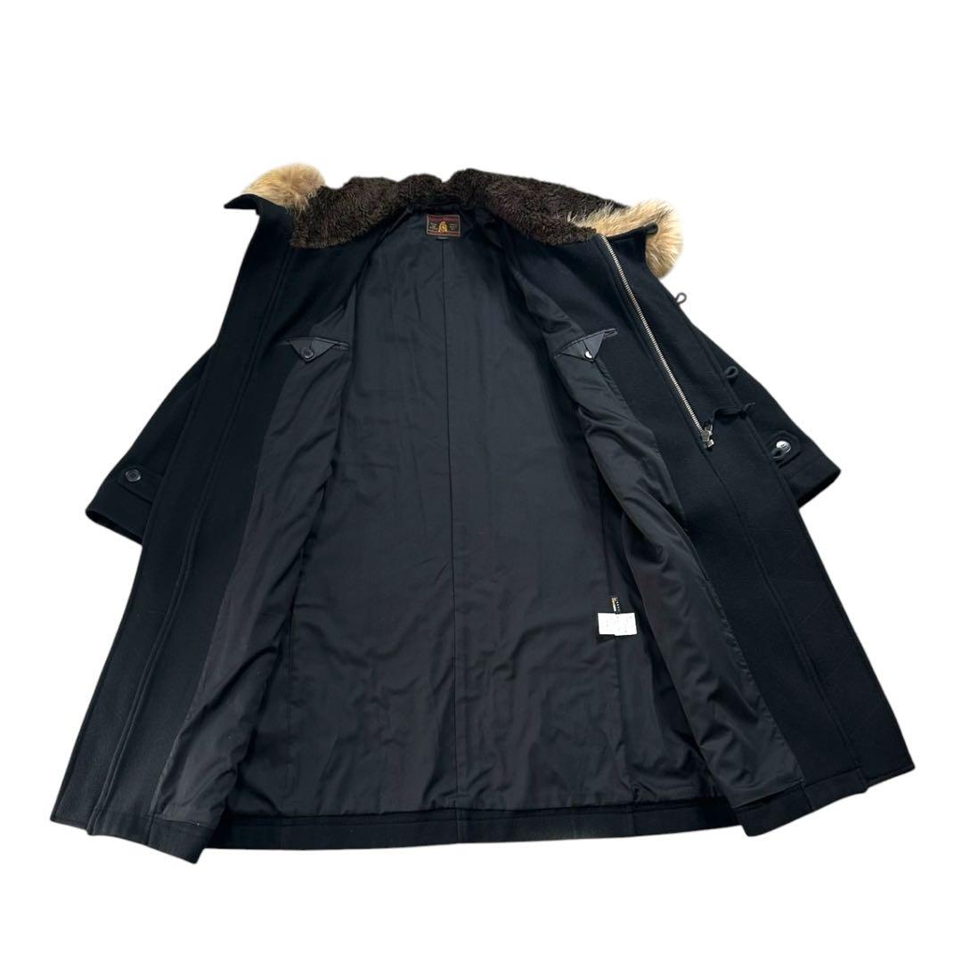 【美品】HYSTERIC GLAMOUR ラクーンファーコート M 黒