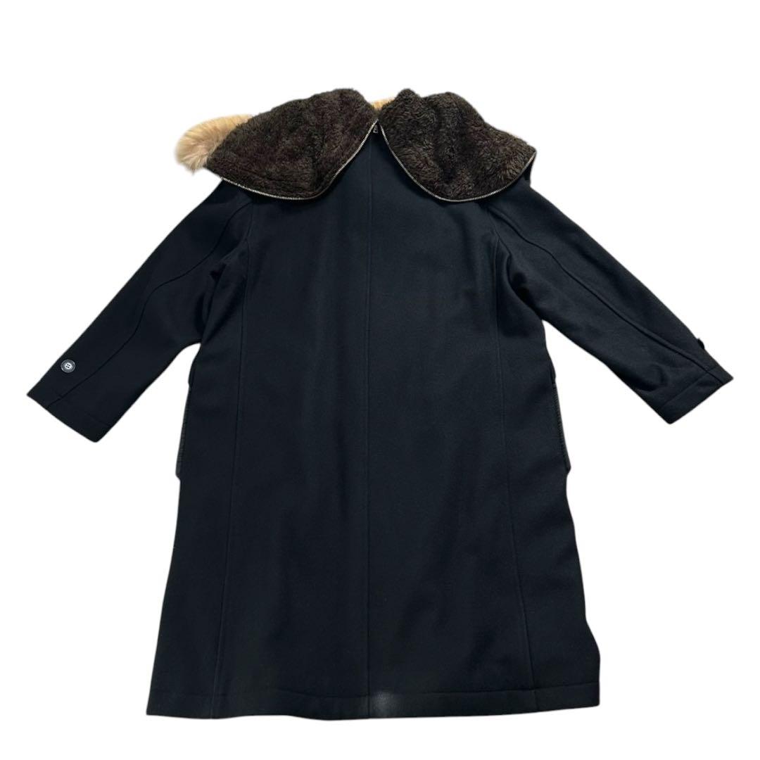【美品】HYSTERIC GLAMOUR ラクーンファーコート M 黒
