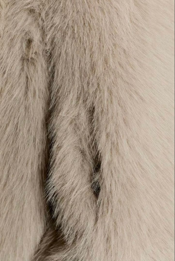 zara ダブルフェイスフェイクファージャケット　S