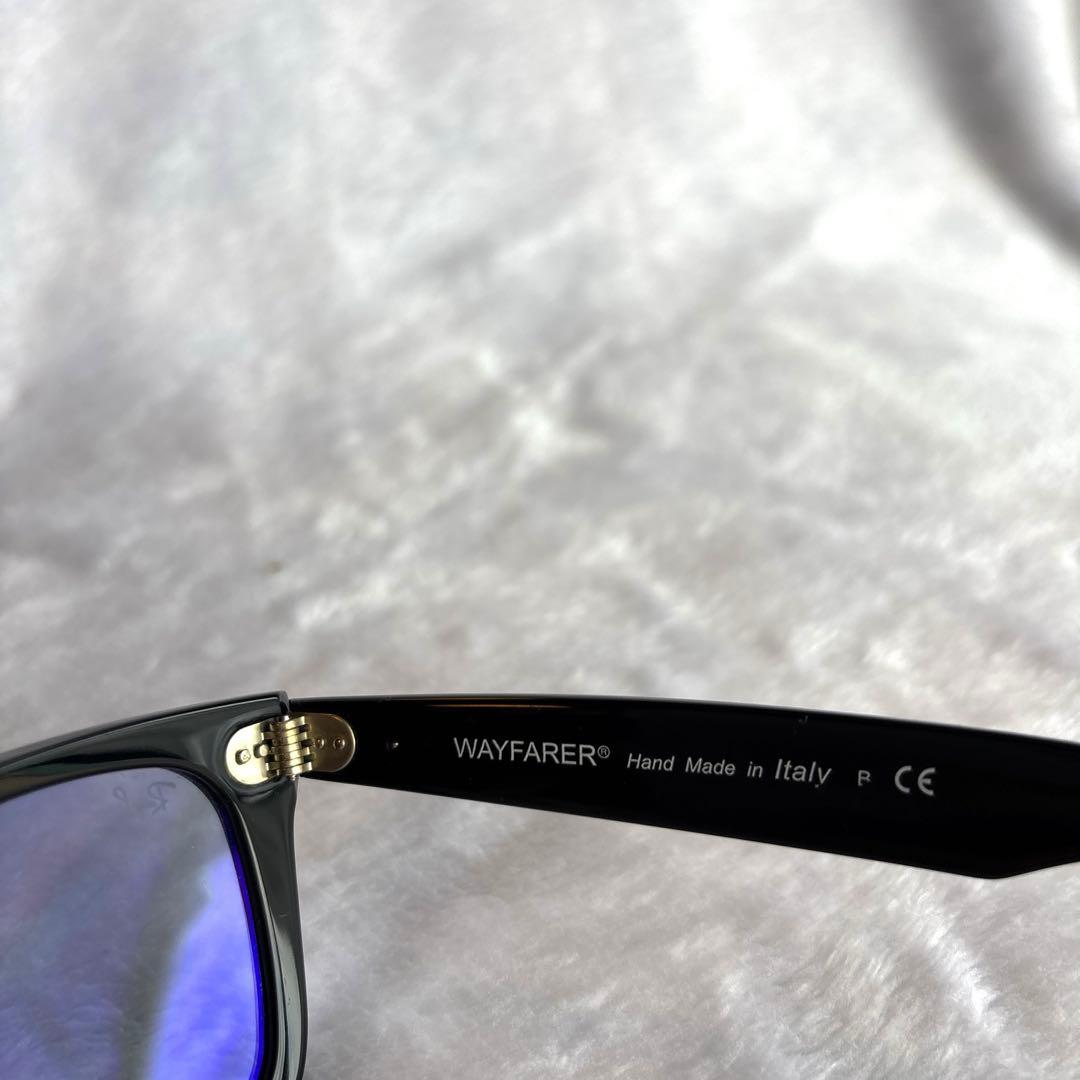 美品 Ray-Ban レイバン RB2140-F 901/64 ブルー 木村拓哉