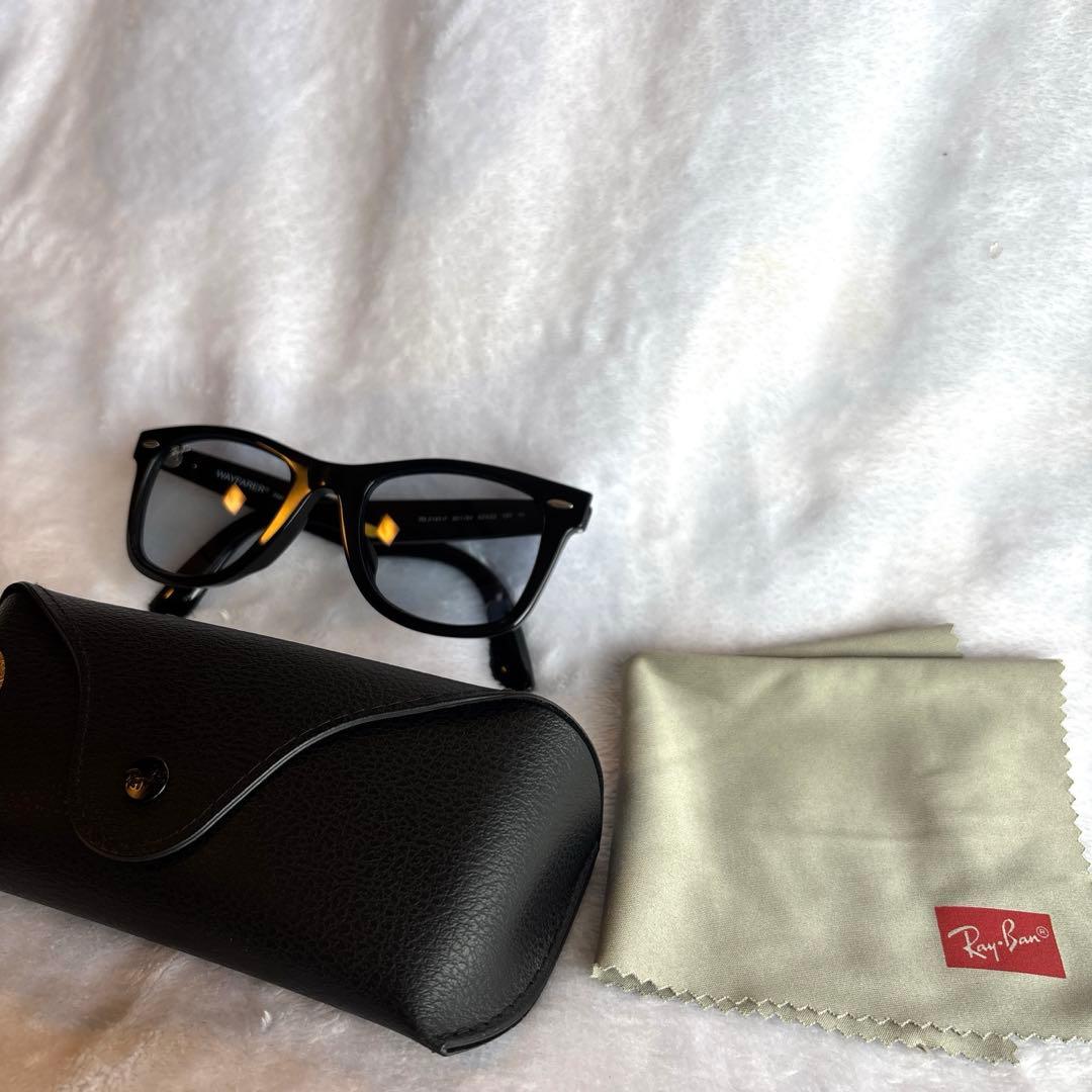 美品 Ray-Ban レイバン RB2140-F 901/64 ブルー 木村拓哉