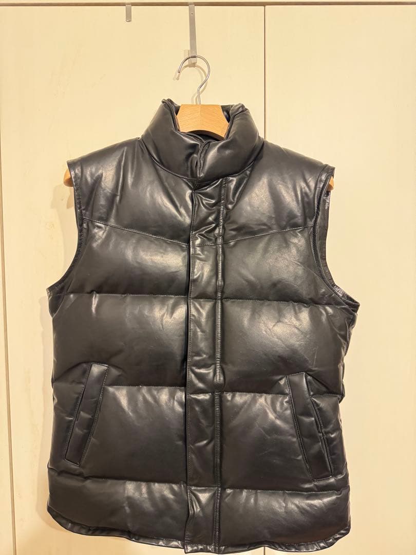 BACKLASH LINE バックラッシュ ライン レザーダウンベスト