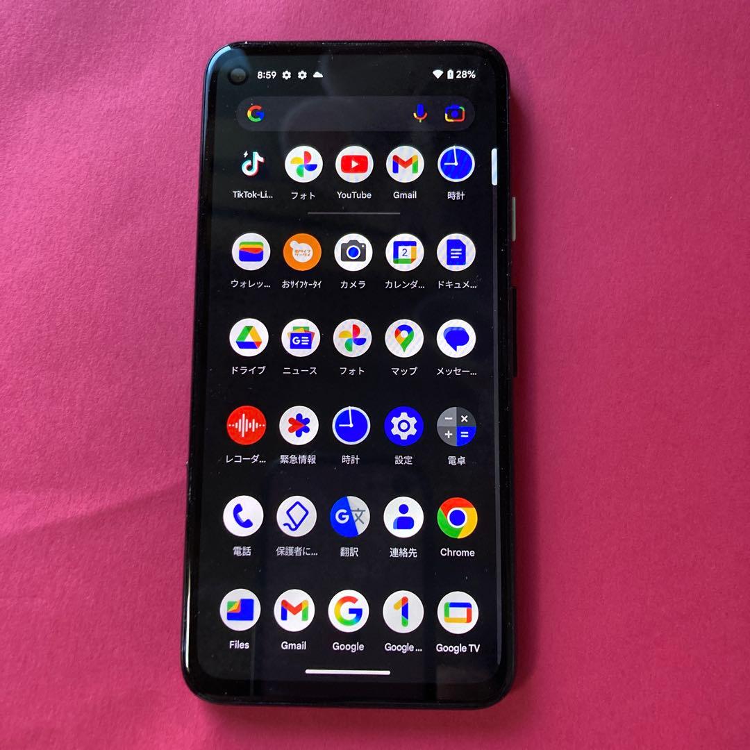 スマートフォン本体 Google Pixel 4a