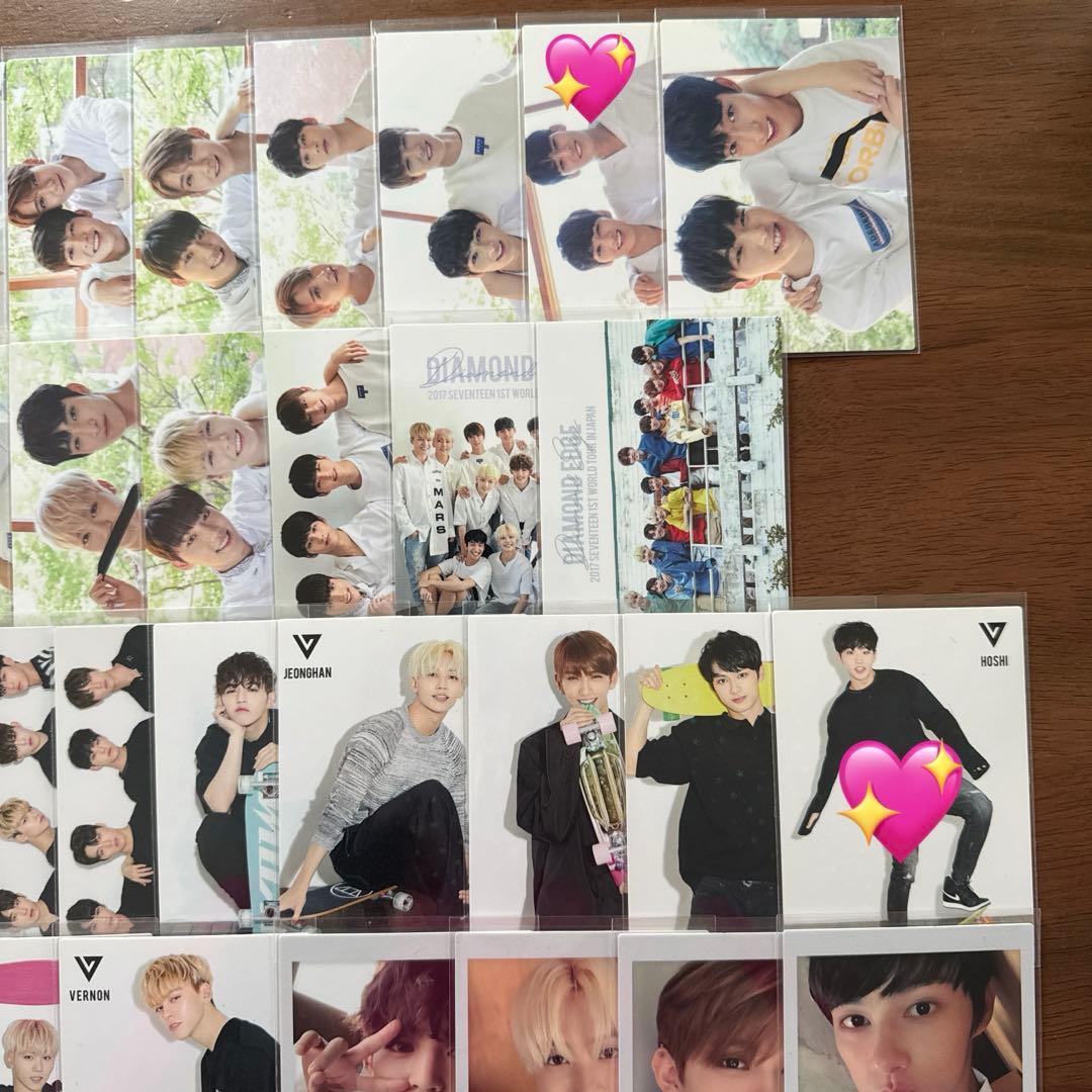 SEVENTEEN DIAMOND EDGE トレカ ホロ ペア