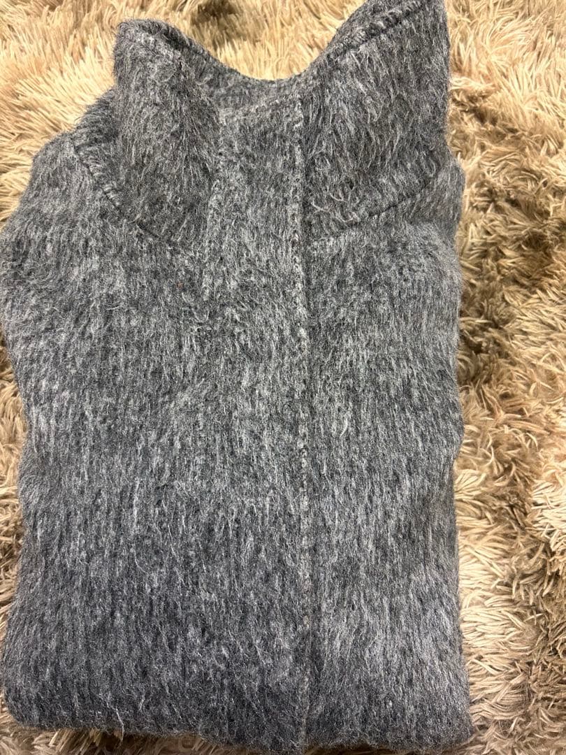 ローリーズファーム　 シャギースタンドコート　570783