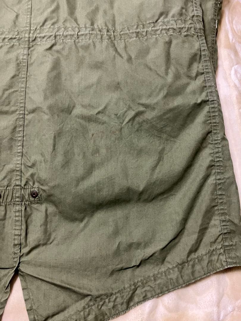 米軍実物　1968年度会計品　M-65 フィッシュテールパーカー　アルミジッパー