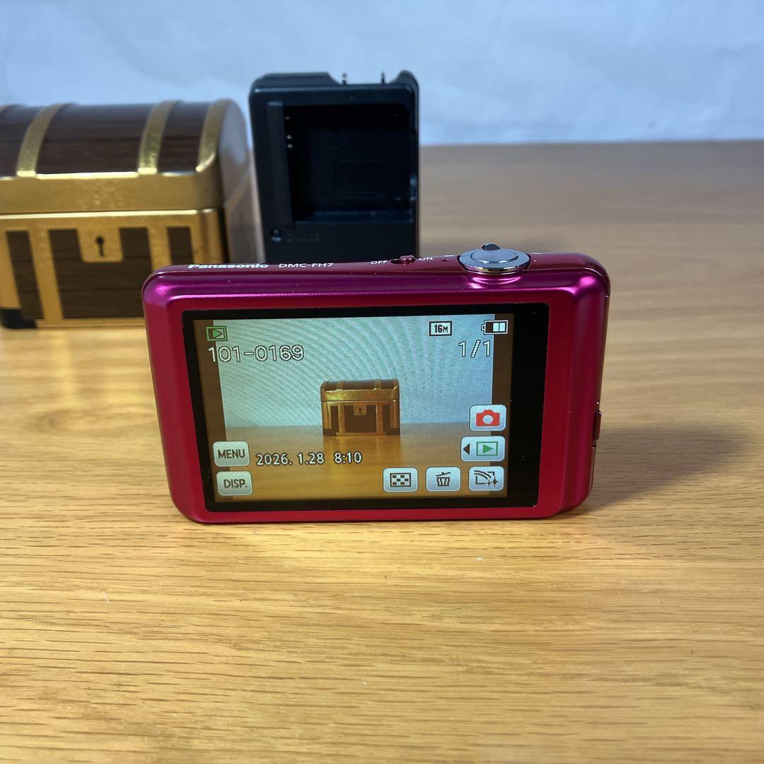 【美品】LUMIX DMC-FH7 人気色 かわいいピンク系