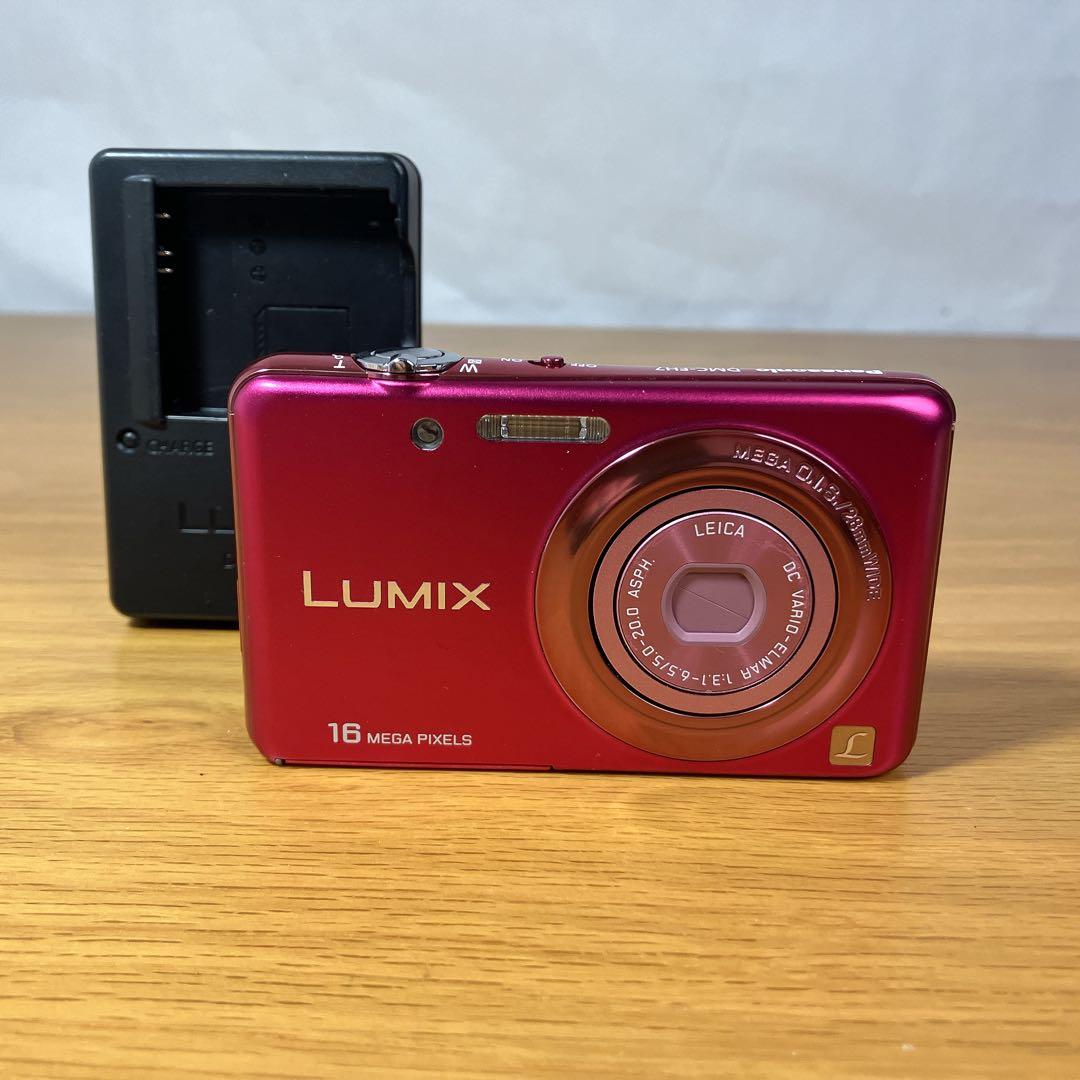 【美品】LUMIX DMC-FH7 人気色 かわいいピンク系