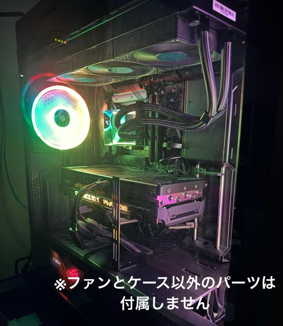 ROG HELIOS＋Corsair QL140×3 LL140×1