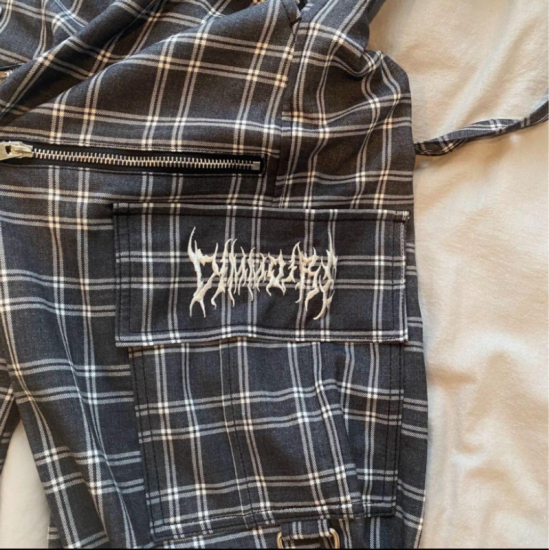 DimMoire PUNKワイドパンツ【チェック】