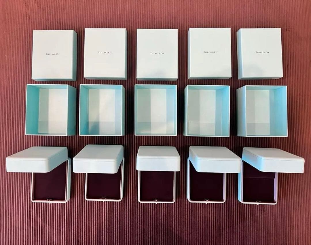 Tiffanyギフトボックス5個セット