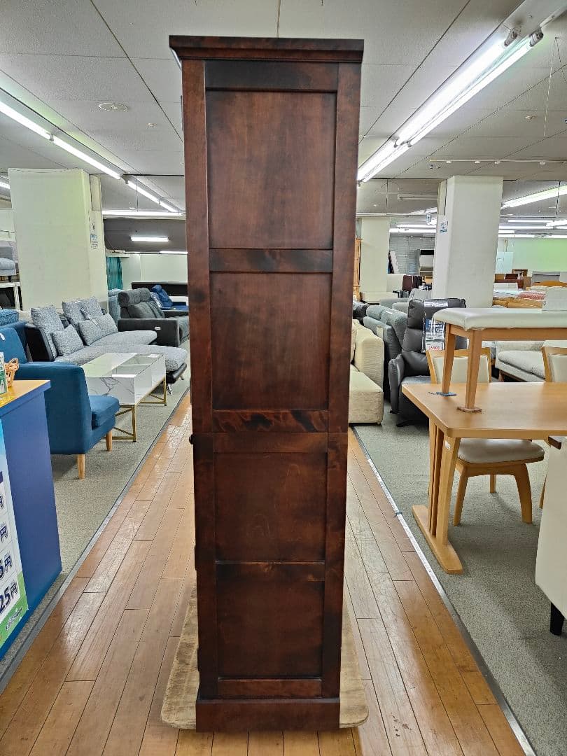 北海道民芸家具 食器棚 カップボード 飾り棚 キャビネット