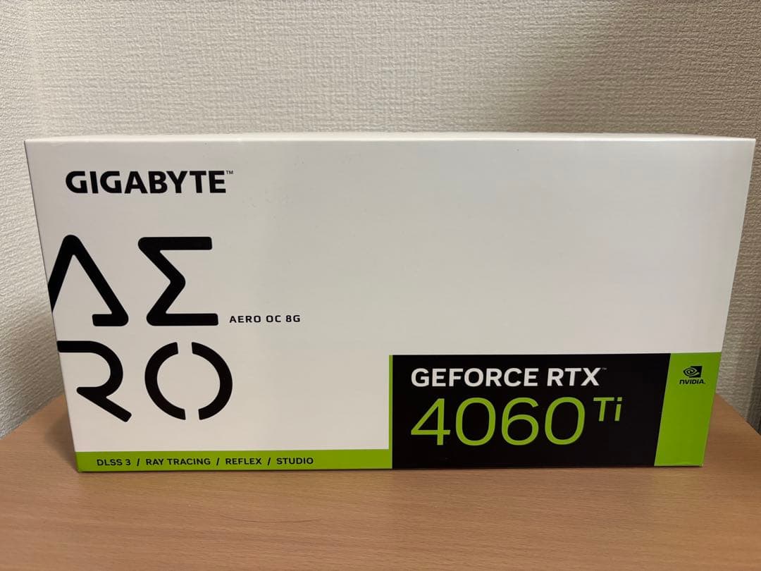 グラフィックボード・グラボ・ビデオカード GIGABYTE GEFORCE RTX 4060 Ti AERO OC 8G