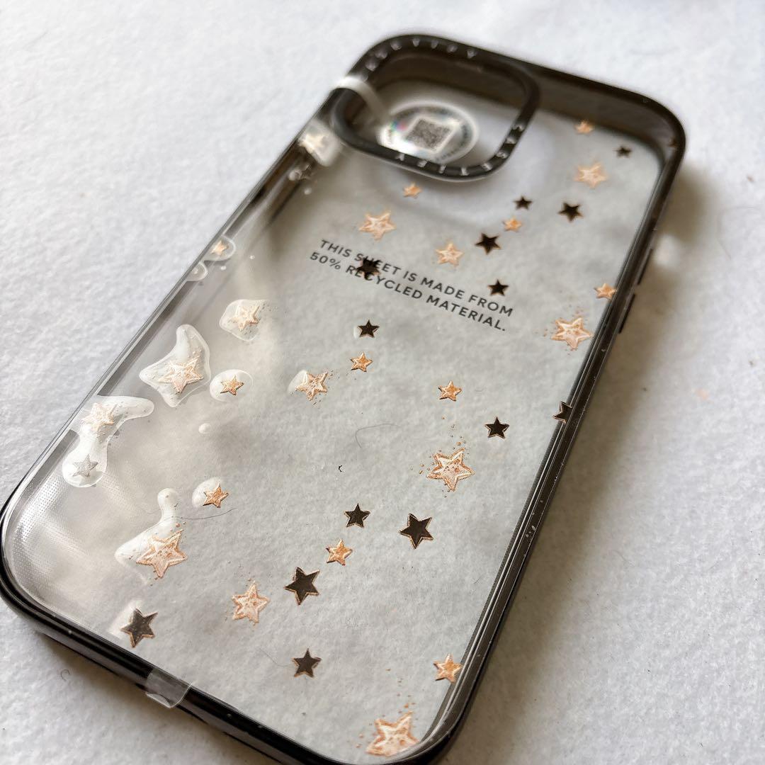 ★iPhone 14 Pro Max ケース CASETiFY ブラック透明
