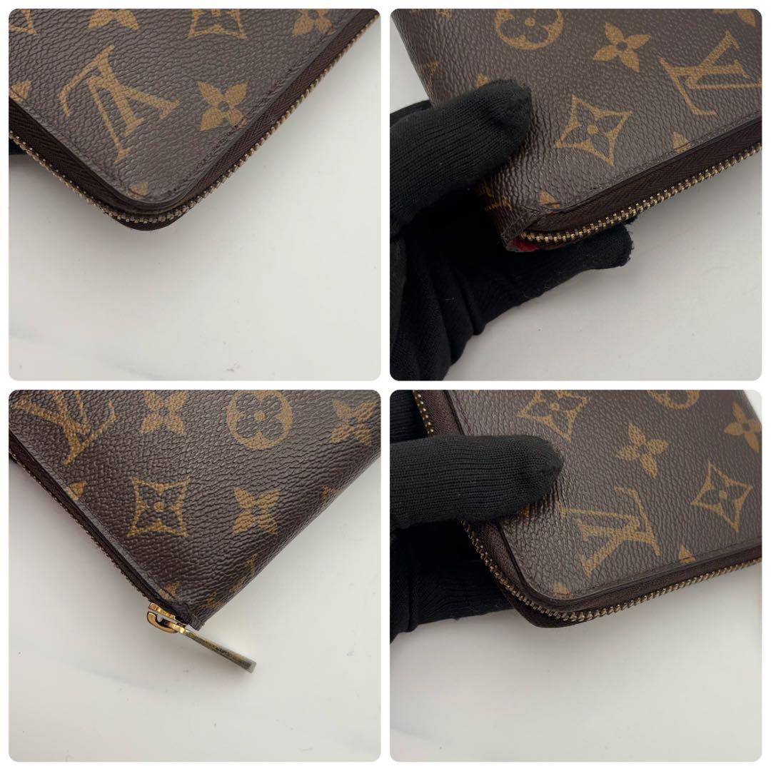 【新型モデル】 ルイヴィトン モノグラム コクリコ ジッピーウォレット 長財布