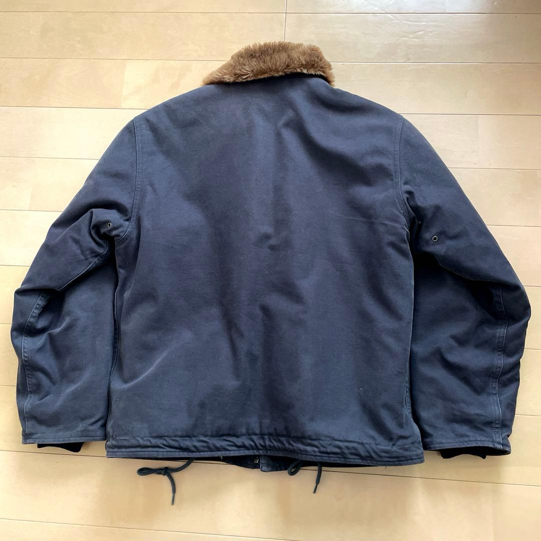 美品！NAVY DEPARTMENT N-1 DECK JACKETナス紺デッキ