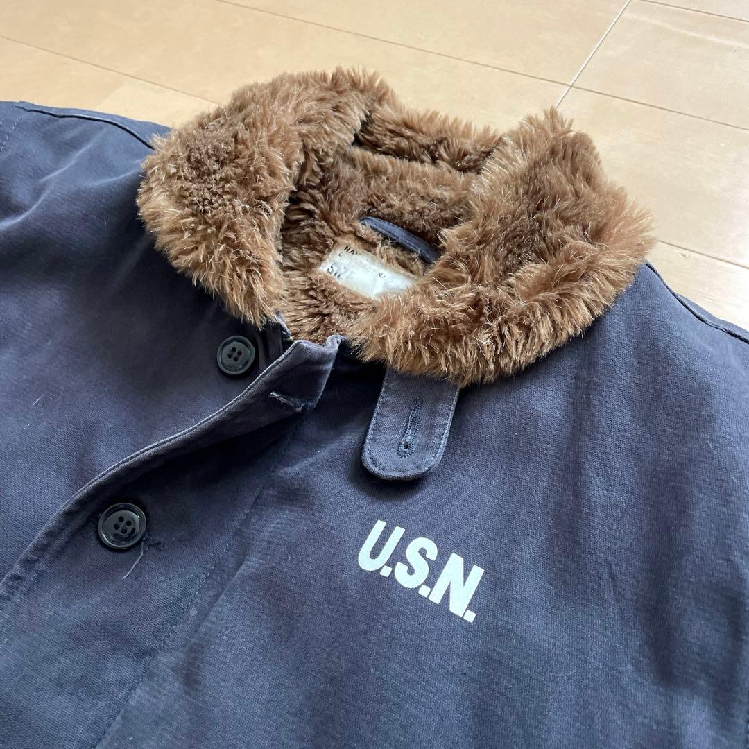 美品！NAVY DEPARTMENT N-1 DECK JACKETナス紺デッキ