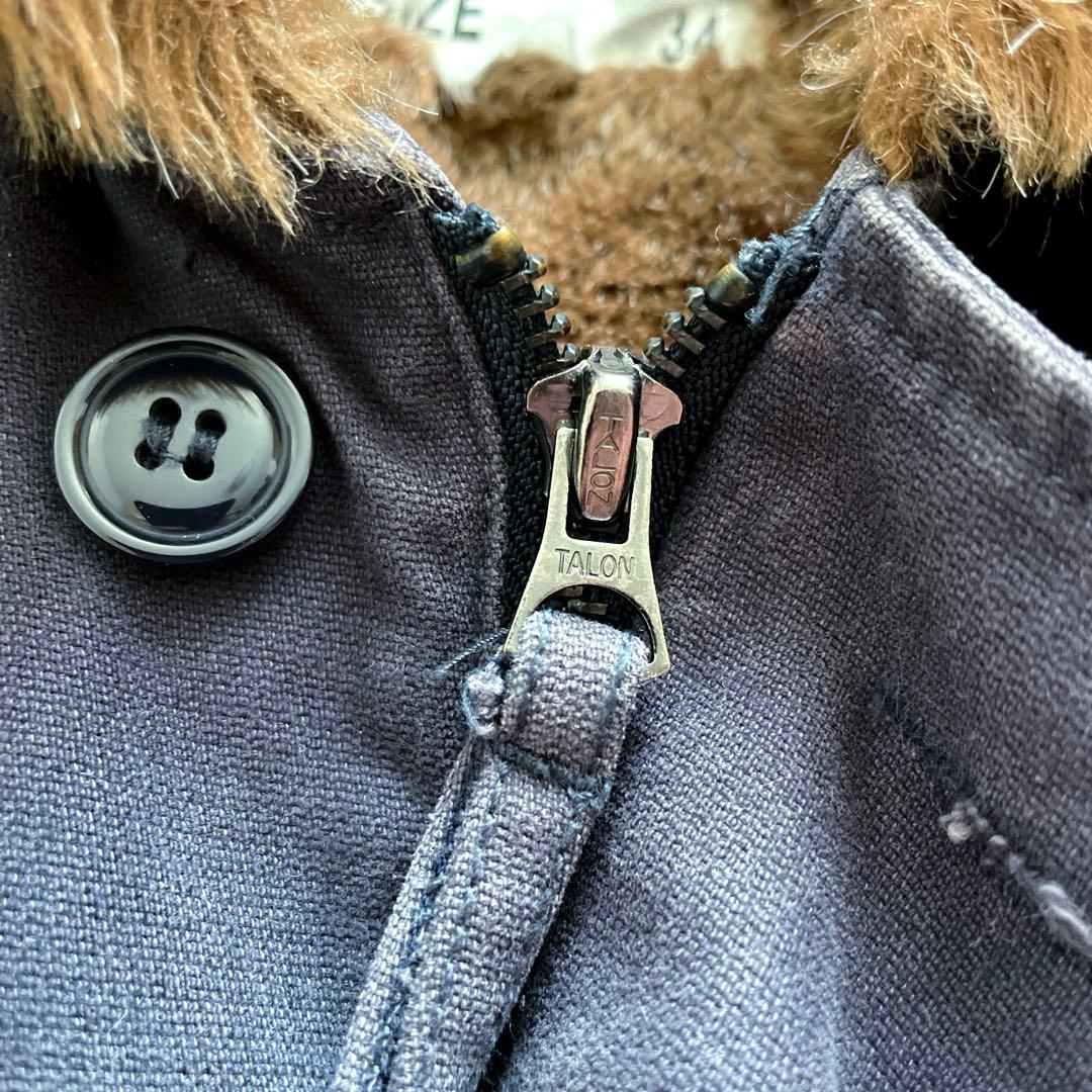 美品！NAVY DEPARTMENT N-1 DECK JACKETナス紺デッキ