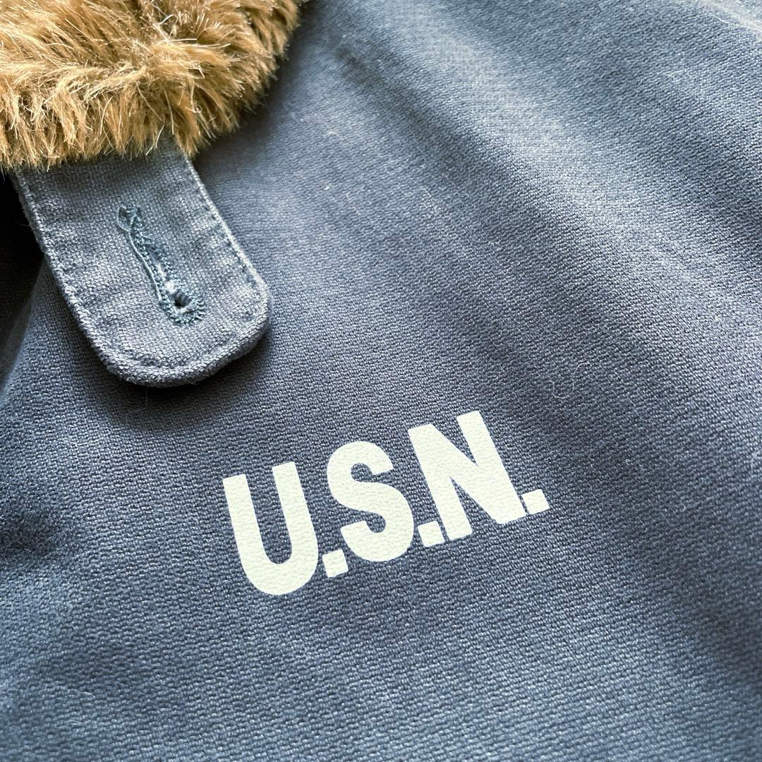 美品！NAVY DEPARTMENT N-1 DECK JACKETナス紺デッキ