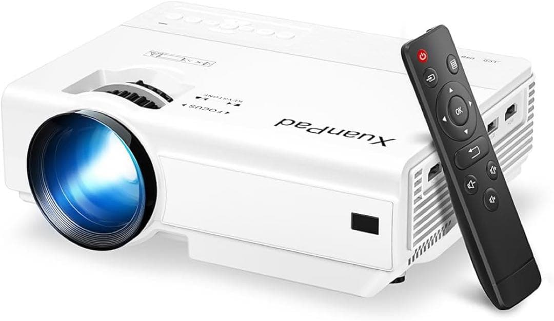 XuanPad プロジェクター 小型 10000L 1080PフルHD対応 ホー