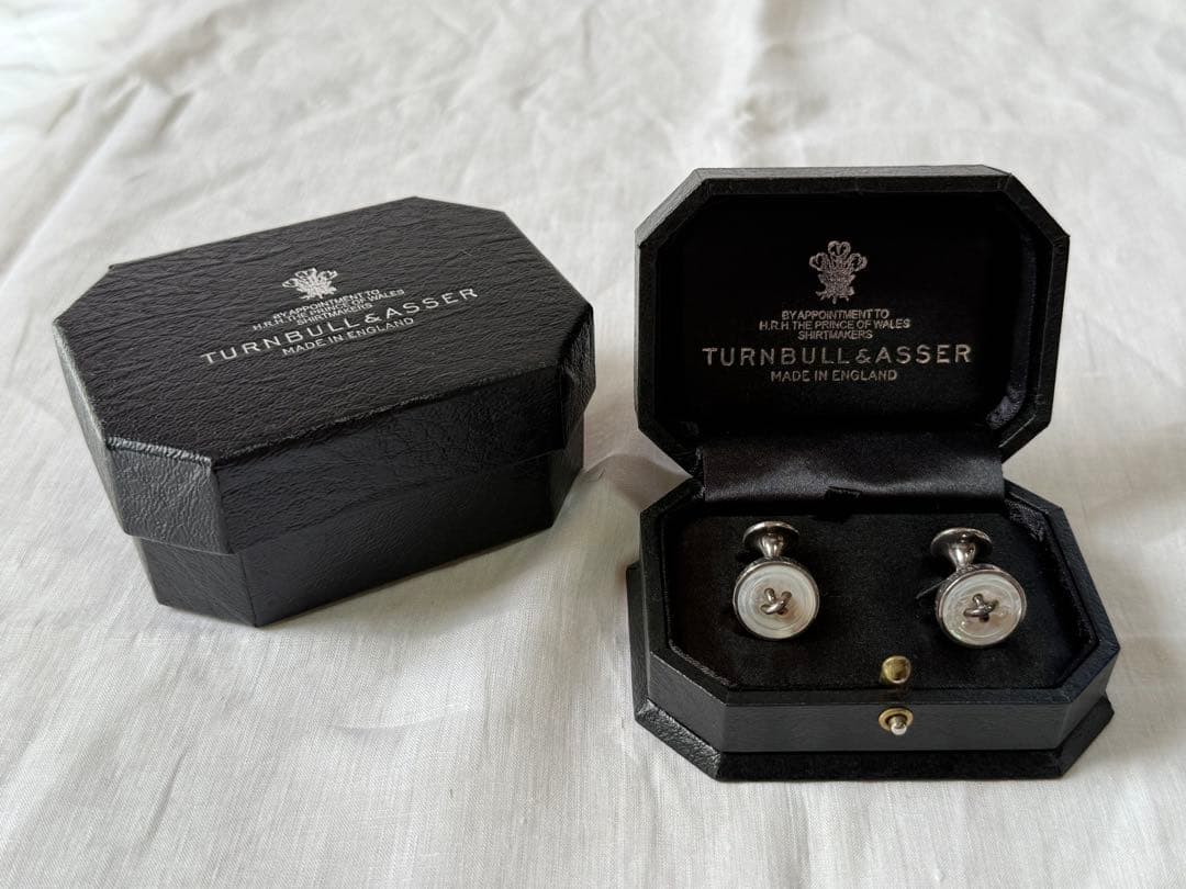 TURNBULL & ASSER カフリンクス シルバー【値下げしました】