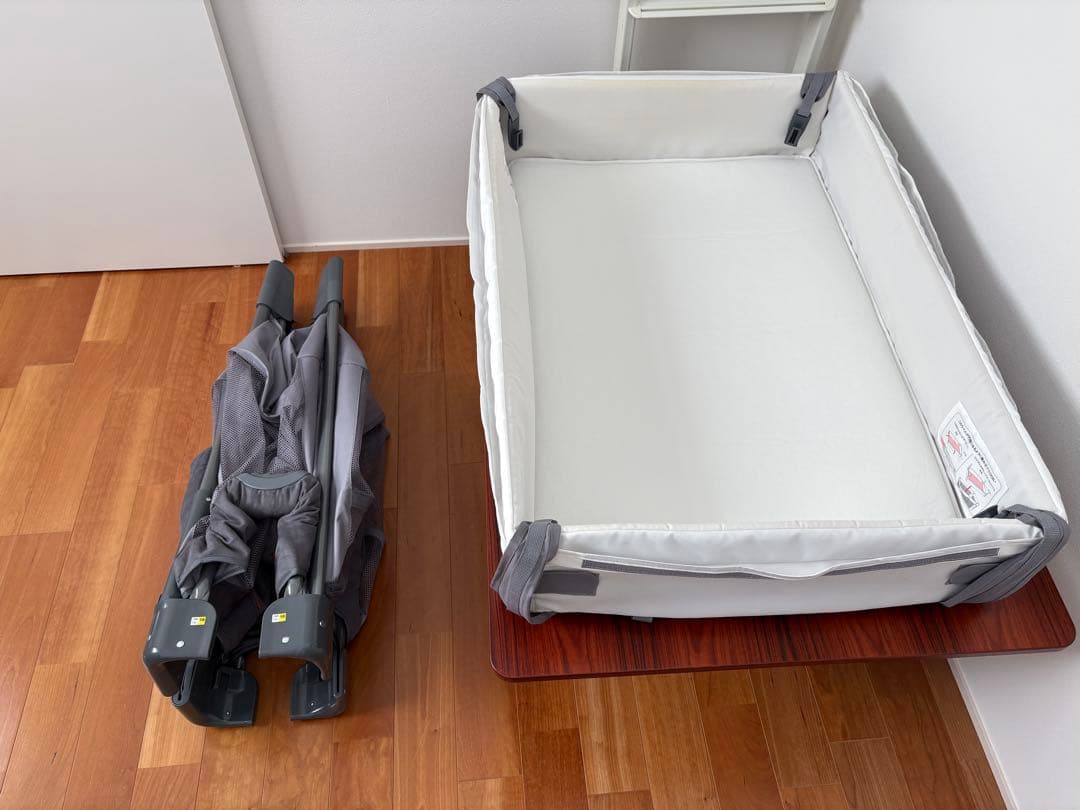 【美品】Aprica ココネルエアープラス　グレー