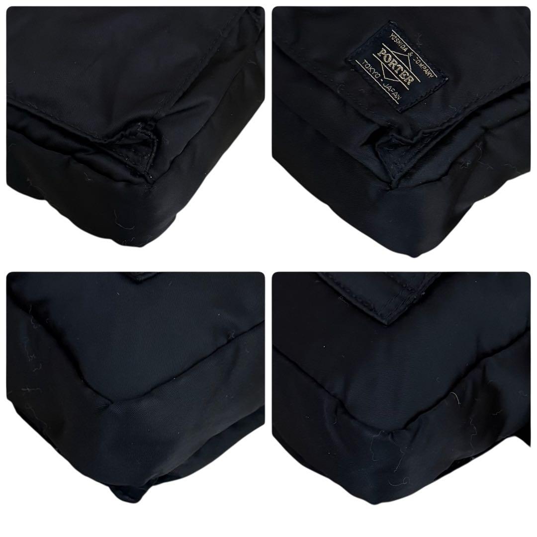 PORTER ポーター　ショルダーバッグ　タンカー　ブラック　ナイロン　斜め掛け