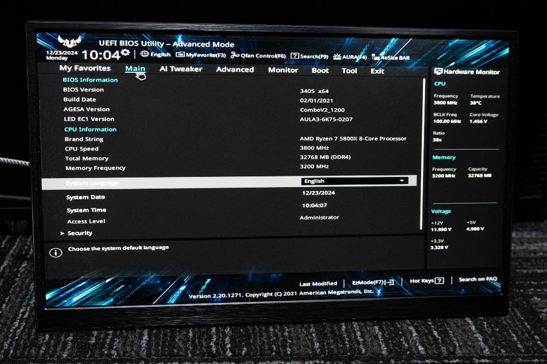 ゲーミングPCむけ部品セット（SSD/HDDなし） 5800X＆RTX3060