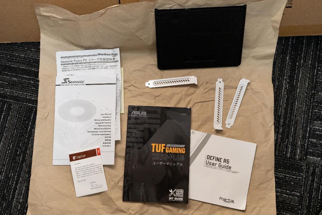 ゲーミングPCむけ部品セット（SSD/HDDなし） 5800X＆RTX3060