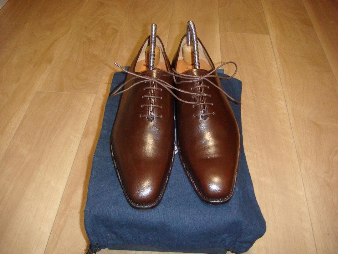 【未使用品】ヤンコ（YANKO）　ホールカット革靴　サイズ８　１４１８３