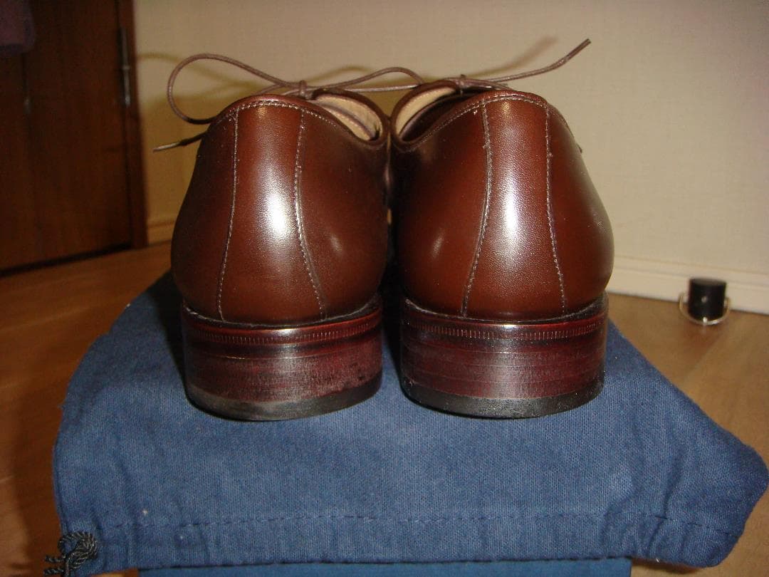 【未使用品】ヤンコ（YANKO）　ホールカット革靴　サイズ８　１４１８３