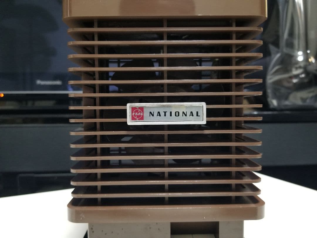 希少　モデル　ナショナル　F-10LA 照明付　扇風機 パーソナルファン