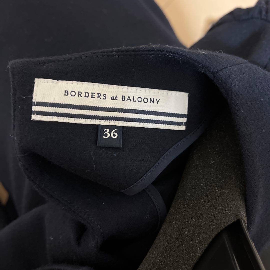 BORDERS at BALCONY ネイビー長袖トップス 36