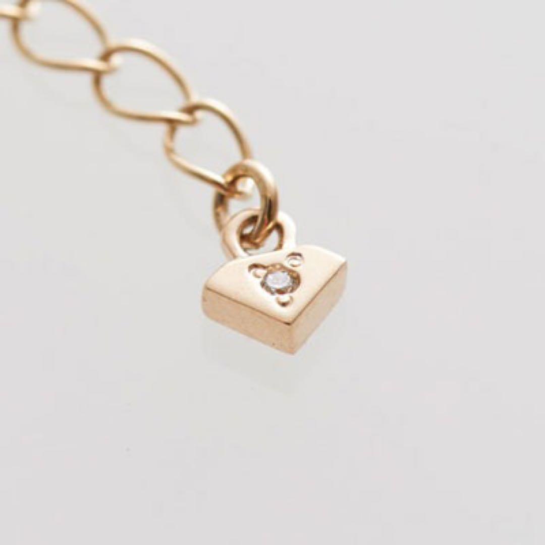 K10 イエローゴールド シンプル ネックレス