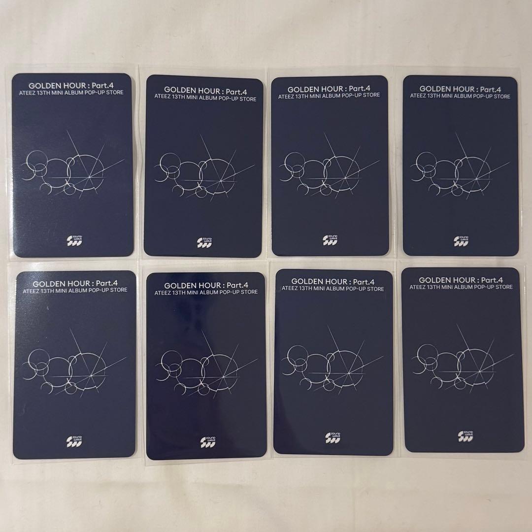 ATEEZ GOLDEN HOUR POPUP 限定 ラキドロ トレカ