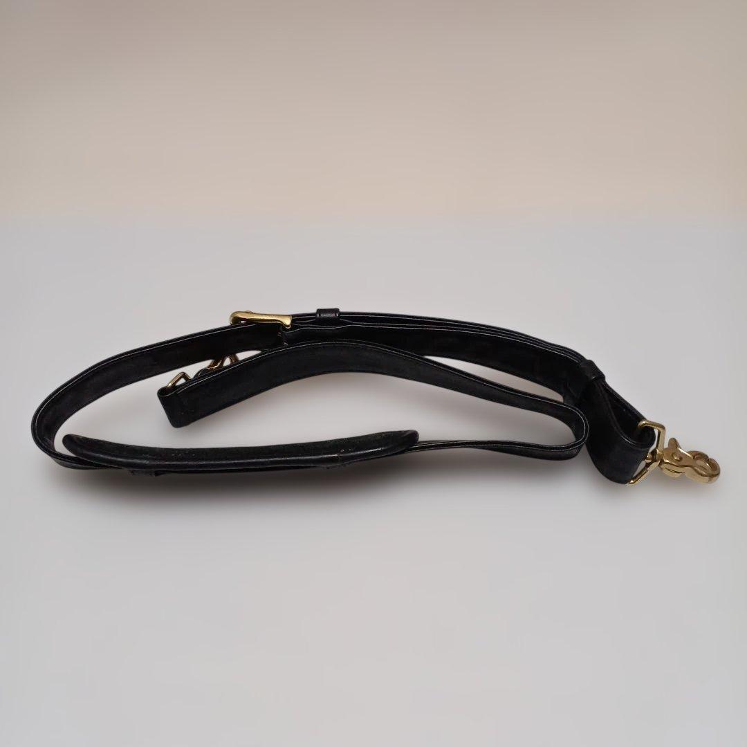 COACH オールドコーチ 黒 レザー ボストンバッグ