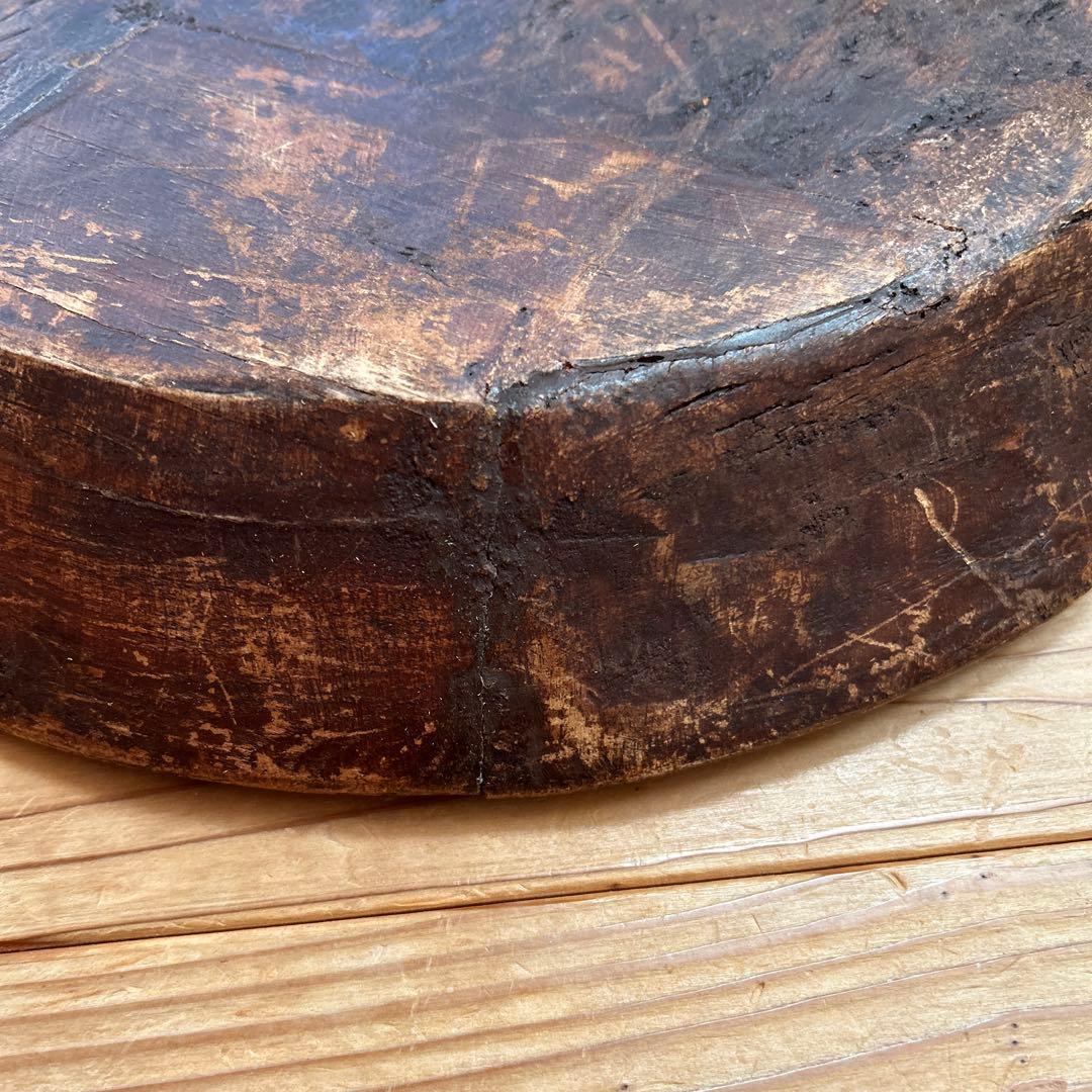 アンティークウッドボウル　アンティークこね鉢
