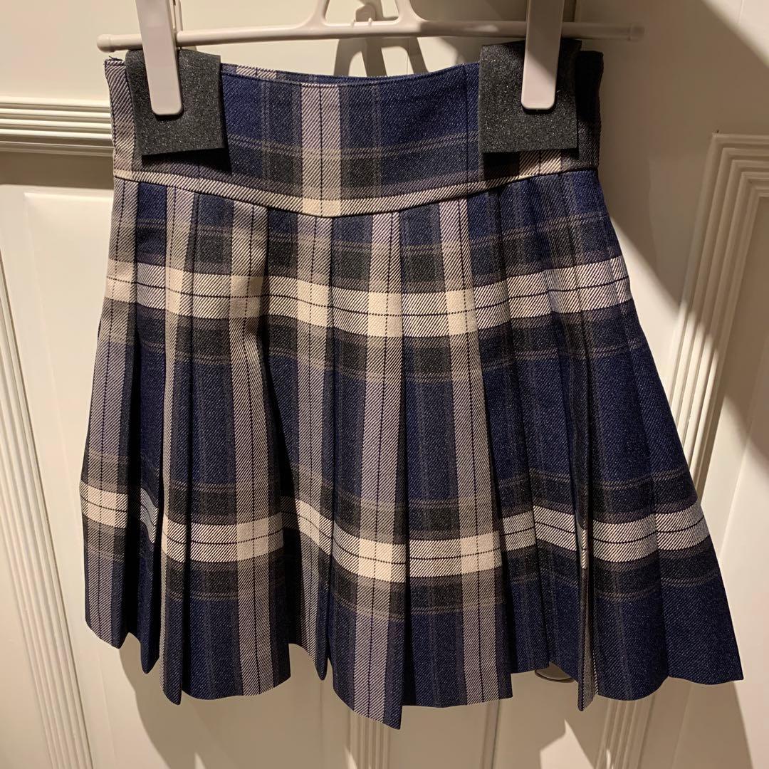 SNIDEL チェック柄　プリーツスカショーパン