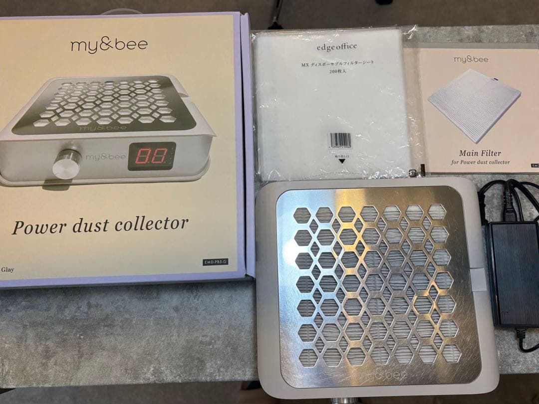 【フィルターメイン新品1枚、プレ新品200枚超付】マイビー my&bee 集塵機