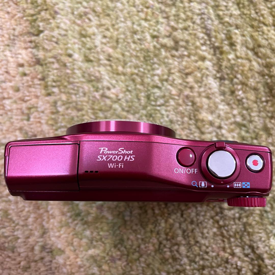 【美品】Canon SX700 HS 赤 コンパクトデジタルカメラ