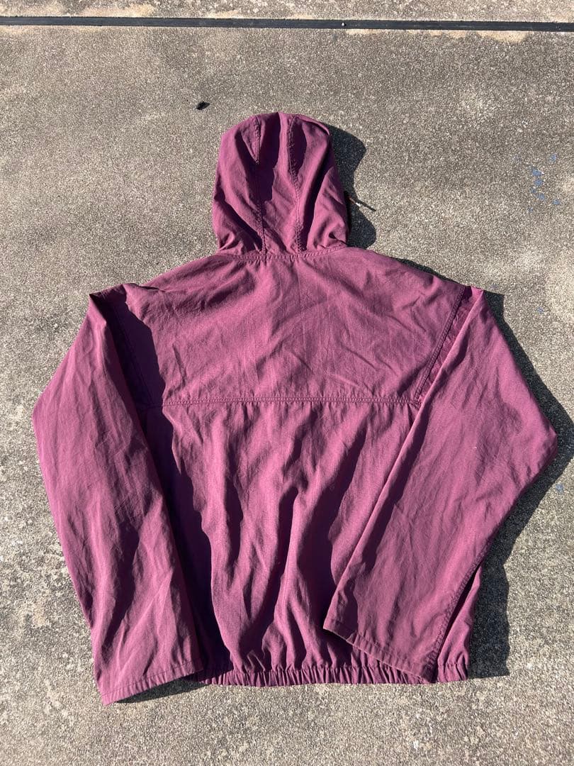 90s mont-bell 激レア　フード付きナイロンジャケット L パープル