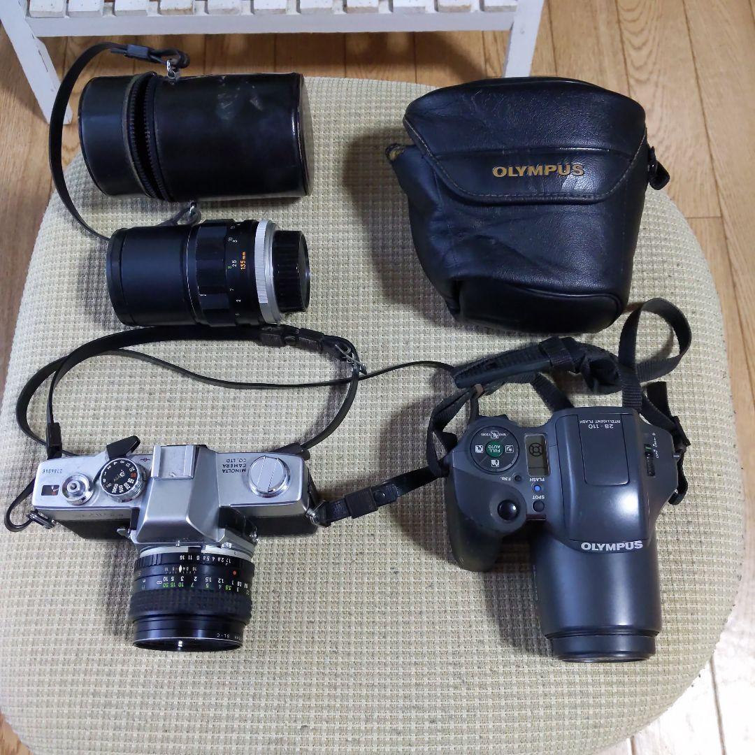 MINOLTASRT101とOLYMPUSのカメラです。