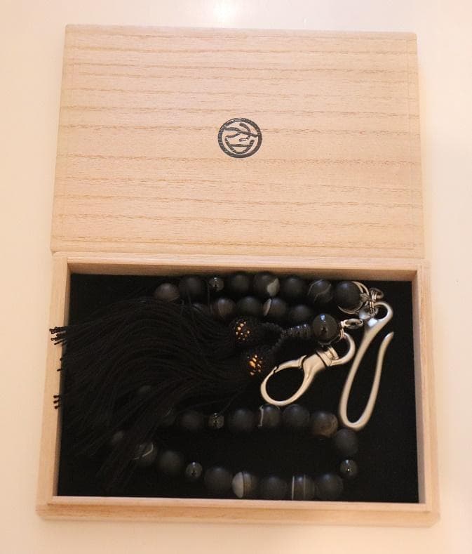 SOSHIOTSUKIソウシオオツキ 新品メンズ数珠ウォレットチェーン 箱付き