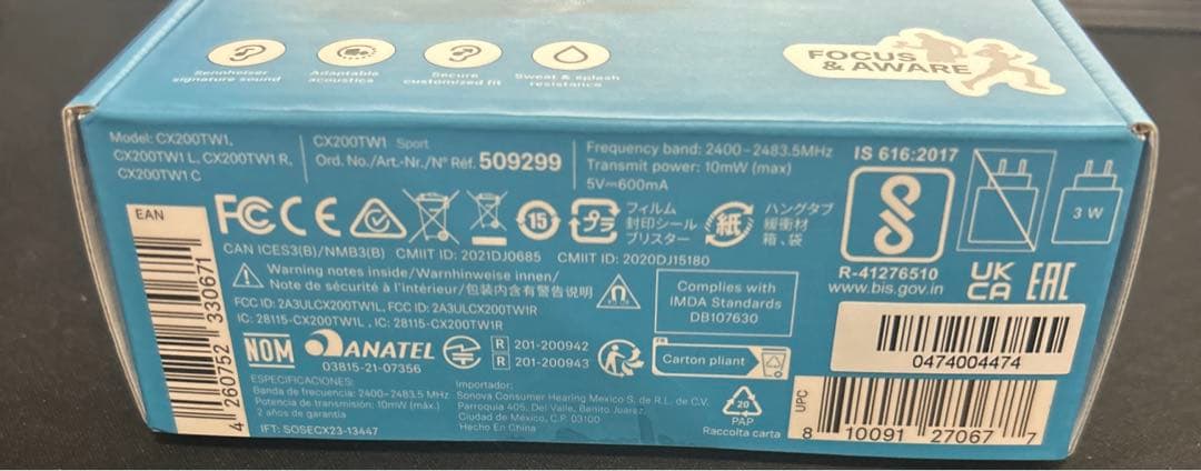 【新品未開封】SENNHEISER SPORTS True Wireless